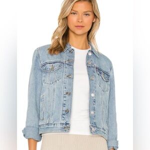 Levi’s light wash trucker Jean jacket denim original M